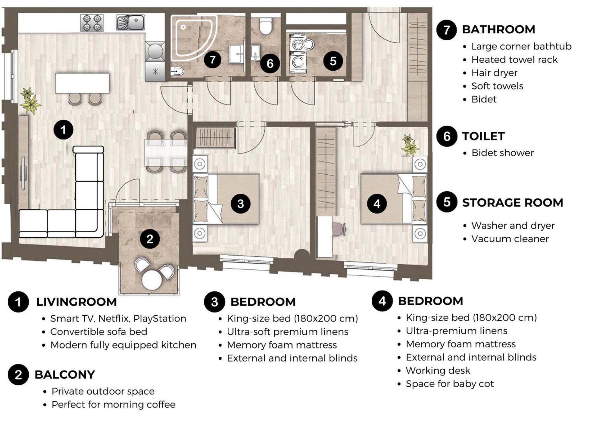 Luxury Sunny Home - Garage Parking, Metro, Balcony, Ps5 With Games Prag Exterior foto